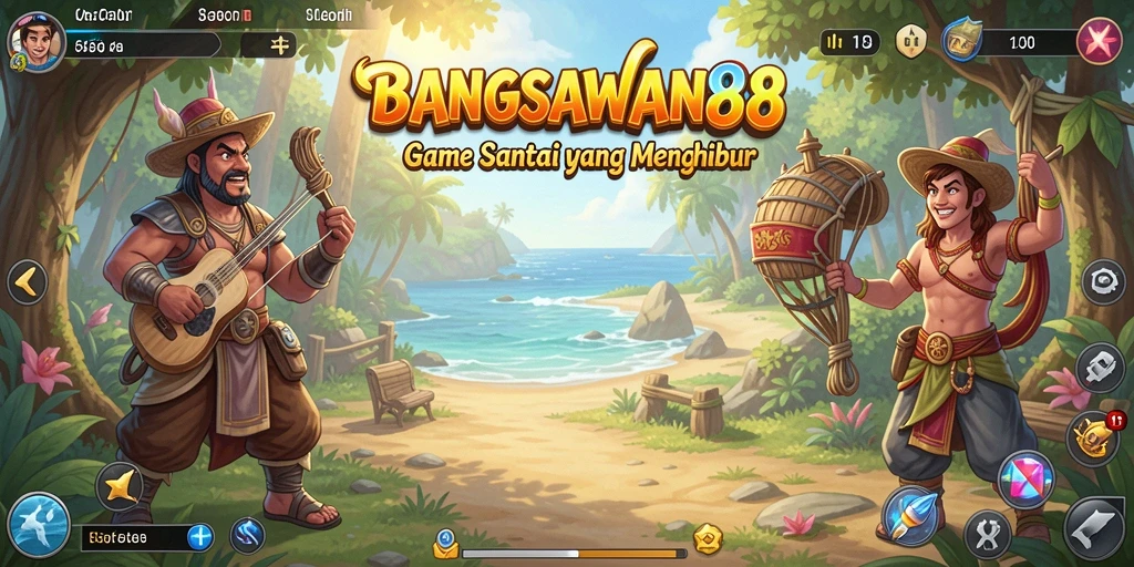 Screenshot BANGSAWAN88 menampilkan gameplay seru dan interaksi sosial.