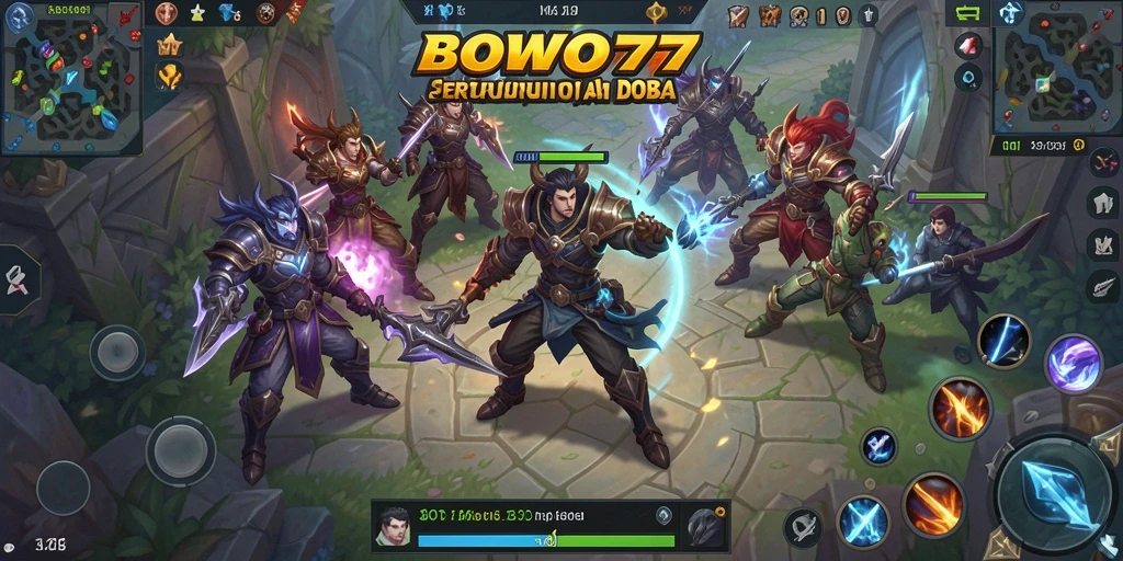 Tampilan gameplay seru dan mendebarkan di BOWO77.