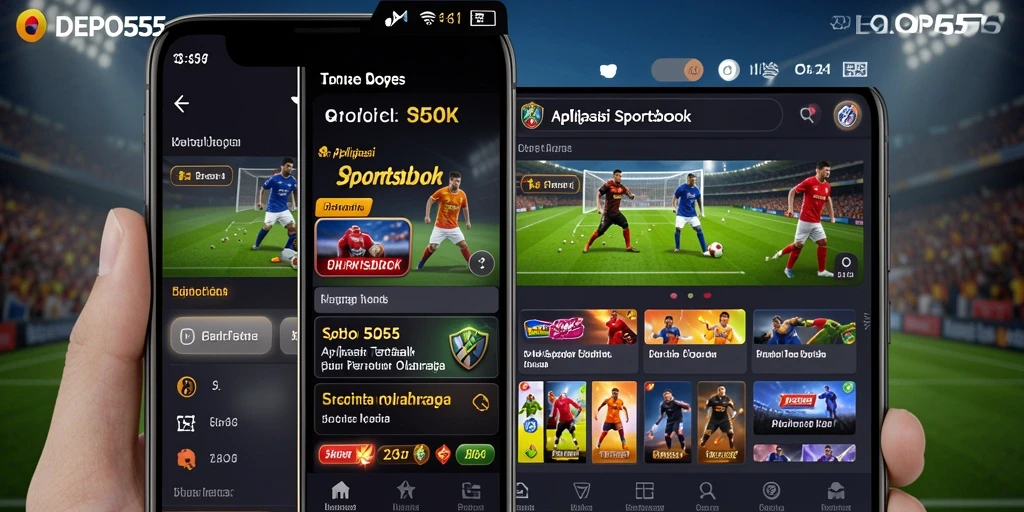 Tampilan gameplay menarik dari aplikasi Sportsbook DEPO555.