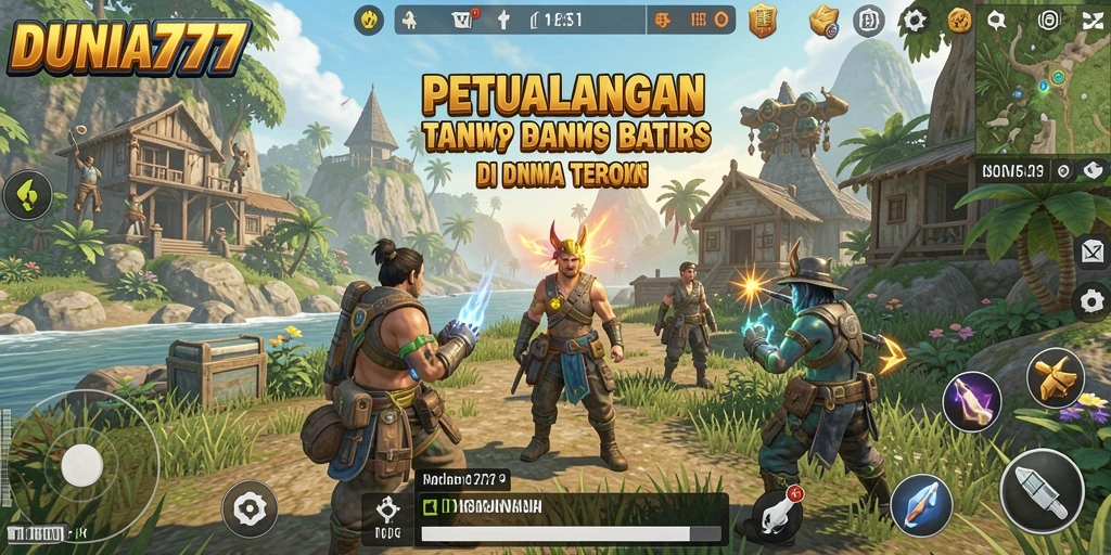 Tampilan gameplay mendebarkan dalam dunia Open World DUNIA777.
