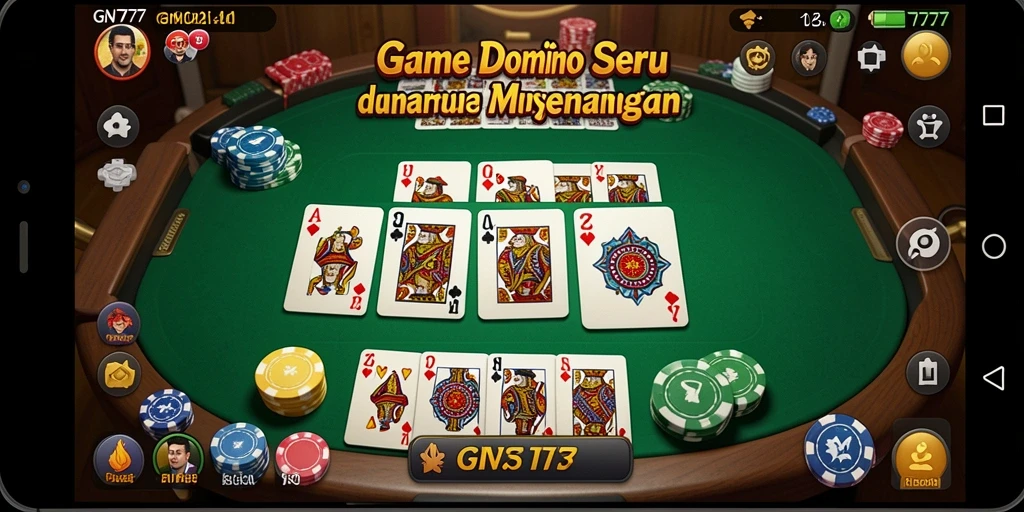 Screenshot gameplay GN777 menampilkan keseruan bermain Domino.