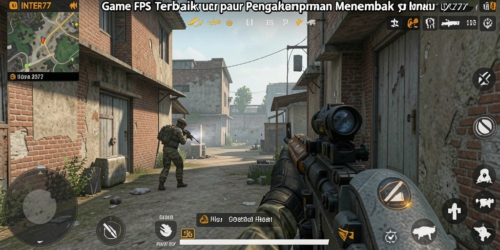 Tampilan menarik dari gameplay INTER77 yang memukau para pemain FPS.