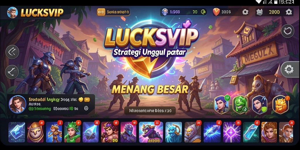 Tampilan gameplay LUCKSVIP yang menawan dan penuh strategi.