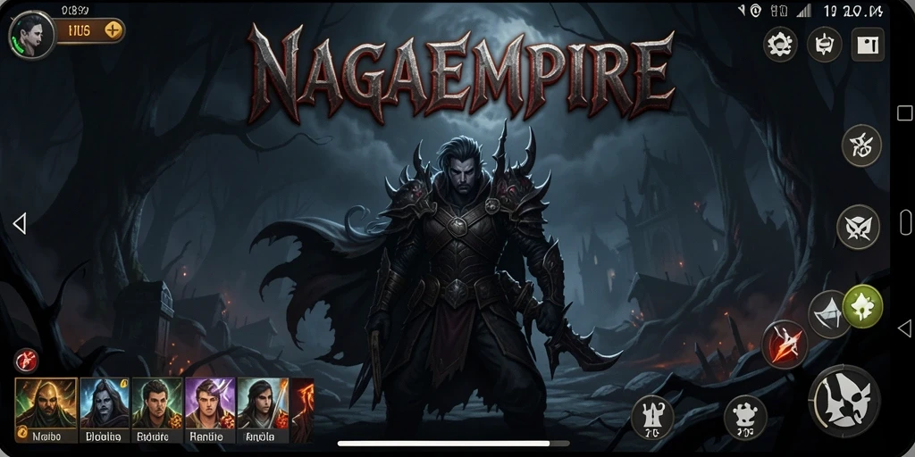 Gambaran gameplay menegangkan di dunia NAGAEMPIRE.