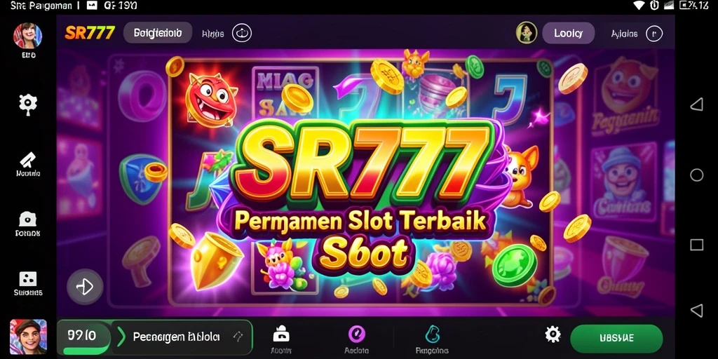 Tampilan gameplay menarik dari SR777 dengan banyak tema slot yang menyenangkan.