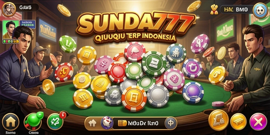 Screenshot gameplay SUNDA777 dengan suasana permainan QiuQiu yang seru.