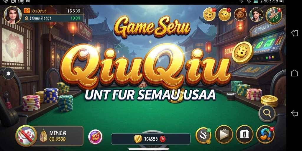 Tampilan gameplay QiuQiu yang memukau dan interaktif.